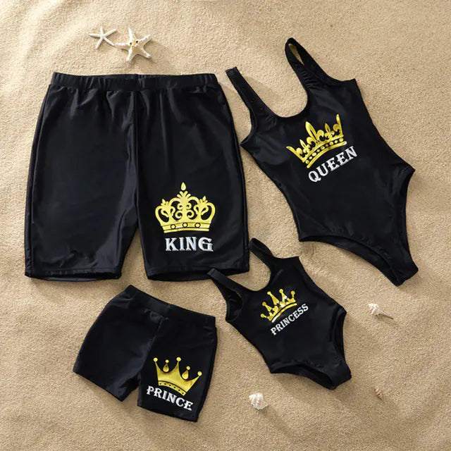 Family Swimwear Set for Parents and Kids, Summer Style