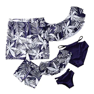 Family Swimwear Set for Parents and Kids, Summer Style