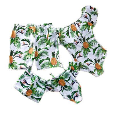 Family Swimwear Set for Parents and Kids, Summer Style