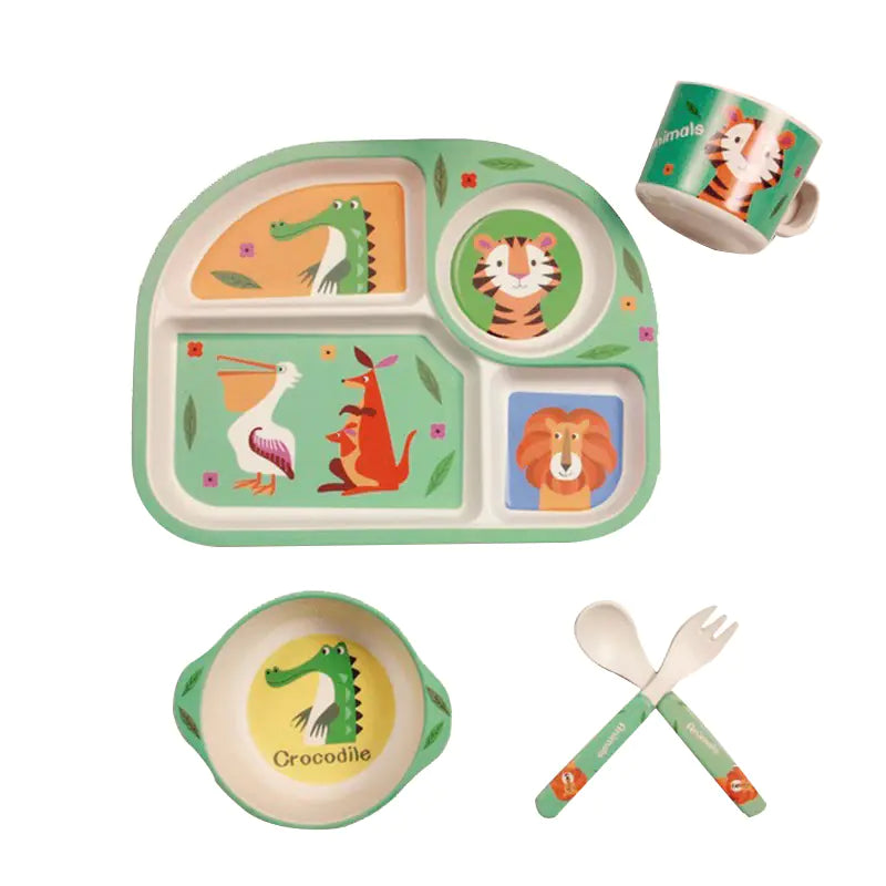 Bamboo Fiber Tableware for Children