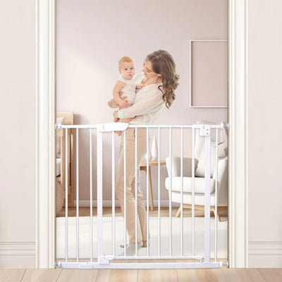 Baby Gate for Stairs Automatic Closing Extra Wide