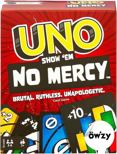 UNO Card Game No Mercy Special Edition Ultimate Fun for Family