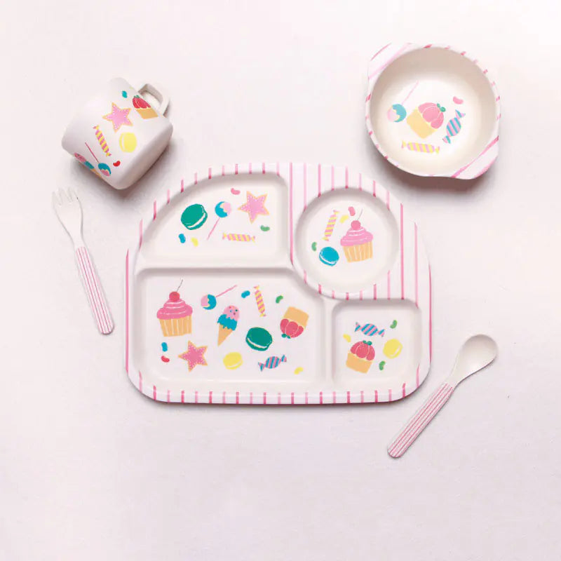 Bamboo Fiber Tableware for Children