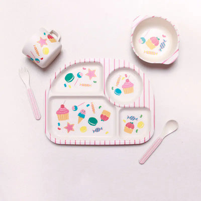 Bamboo Fiber Tableware for Children