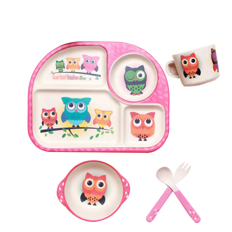 Bamboo Fiber Tableware for Children